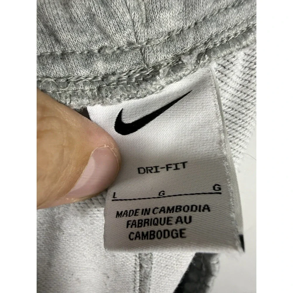 Nike Standard Issue Sweatpants Men Large Gray Dri-FIT Basketball Pant FZ0224-063
